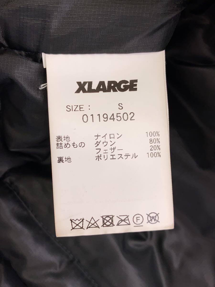 X-LARGE◆ダウンジャケット/S/ナイロン/BLK/01194502_画像4