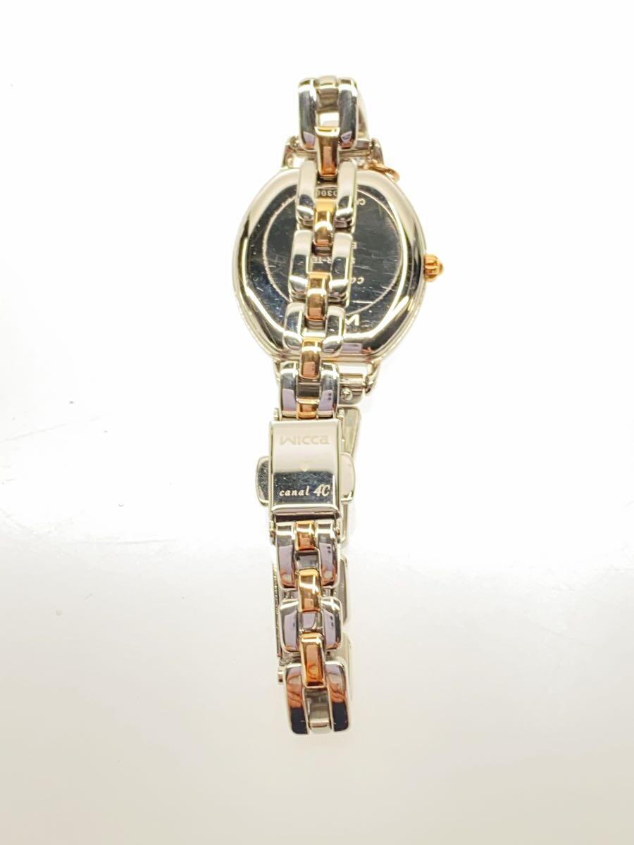 wicca* solar wristwatch / analogue /R031-R007599/ Swarovski charm / diamond 
