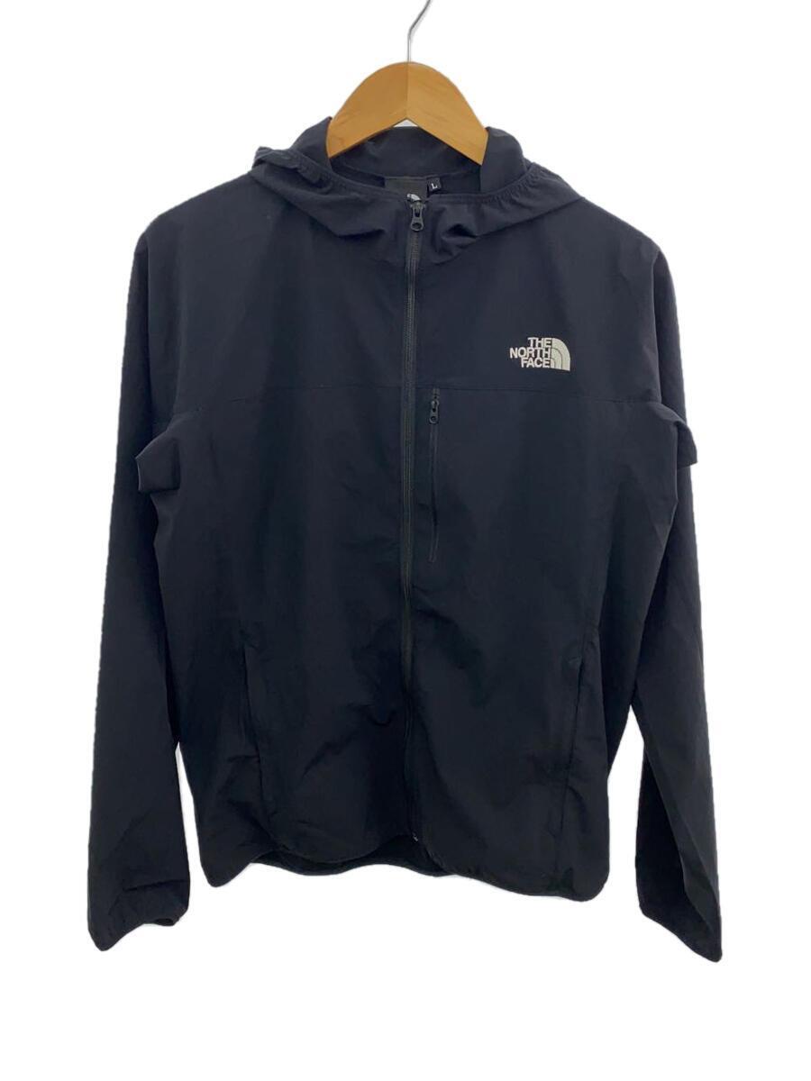 THE NORTH FACE◆MOUNTAIN SOFTSHELL HOODIE_マウンテンソフトシェルフーディ/L/ナイロン/BLK