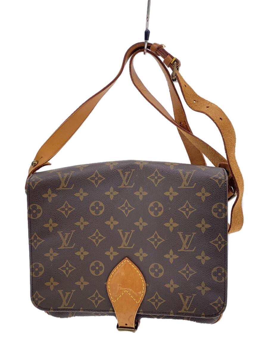 LOUIS VUITTON◆カルトシエール_モノグラム_BRW/PVC/BRW_画像1