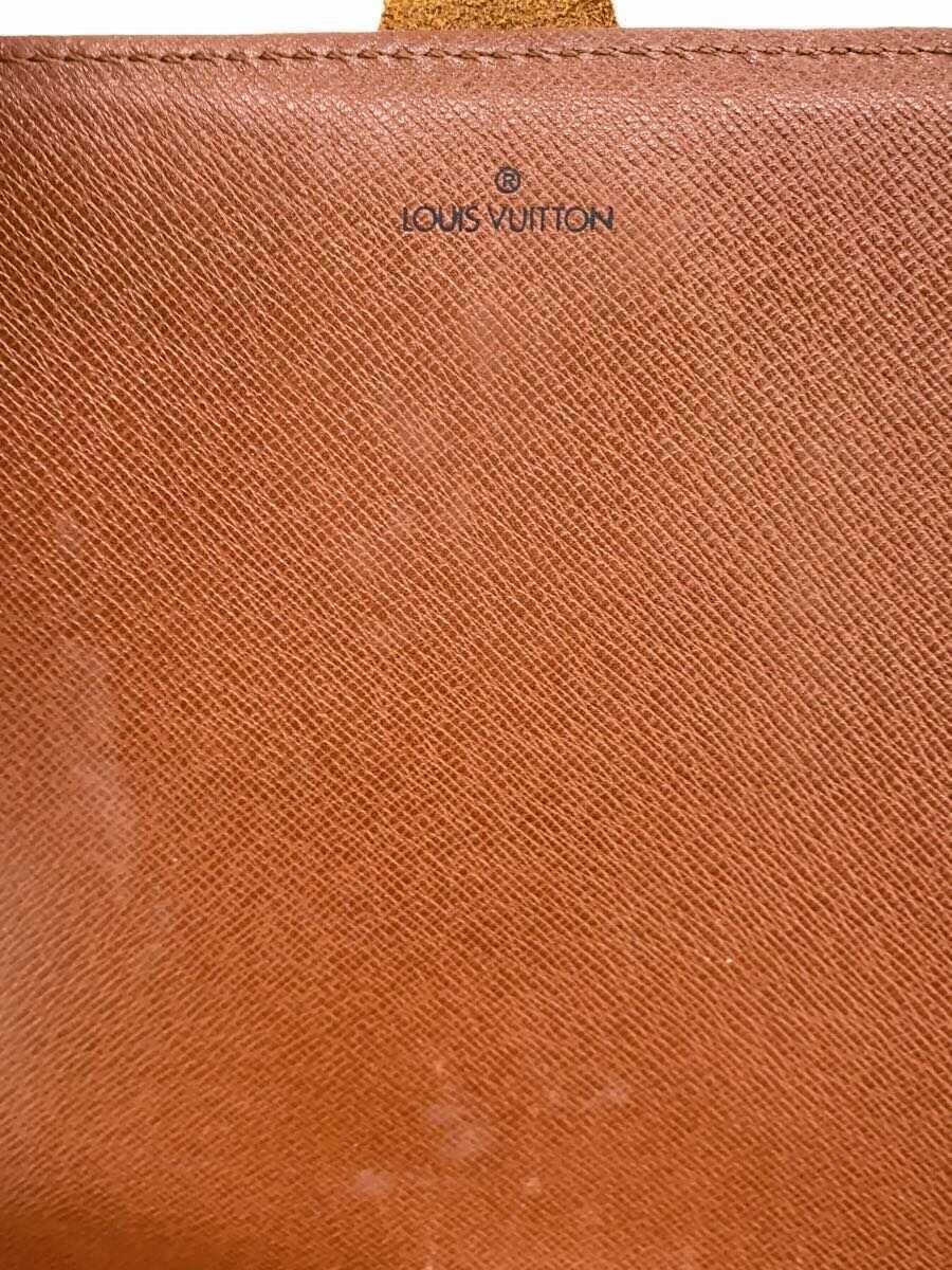 LOUIS VUITTON◆カルトシエール_モノグラム_BRW/PVC/BRW_画像5