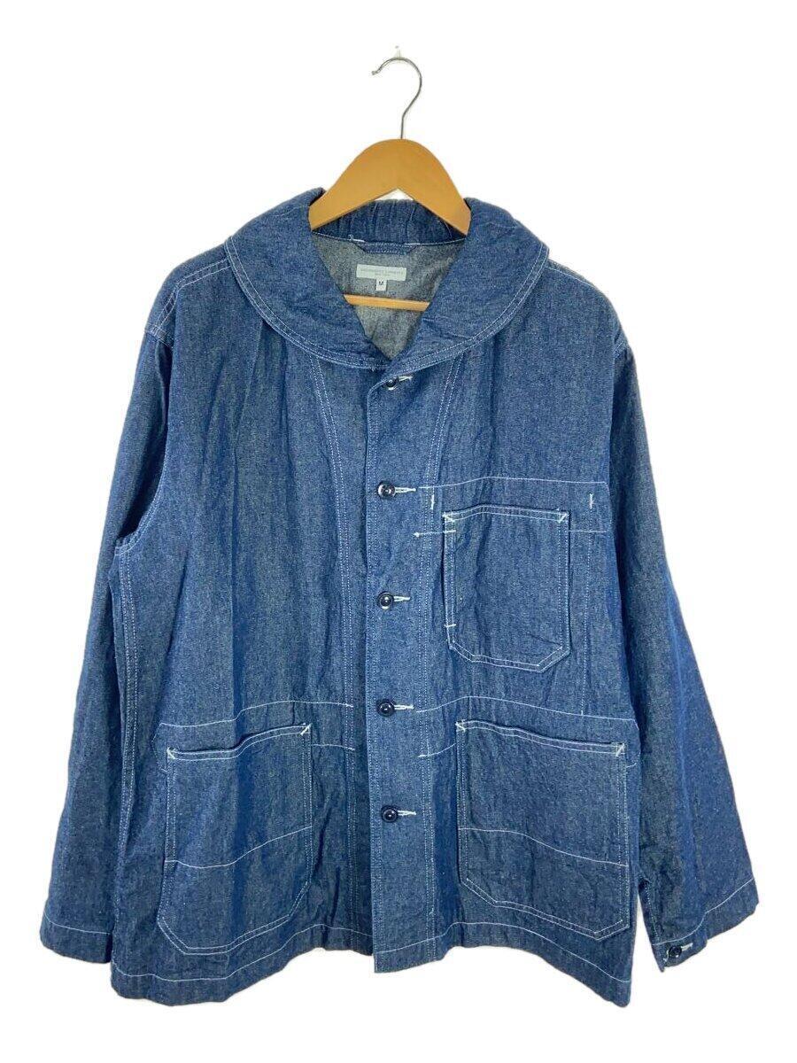 Engineered Garments◆ショールカラージャケット/M/コットン/IDG/無地/Indigo 12oz Denim/LN176_画像1