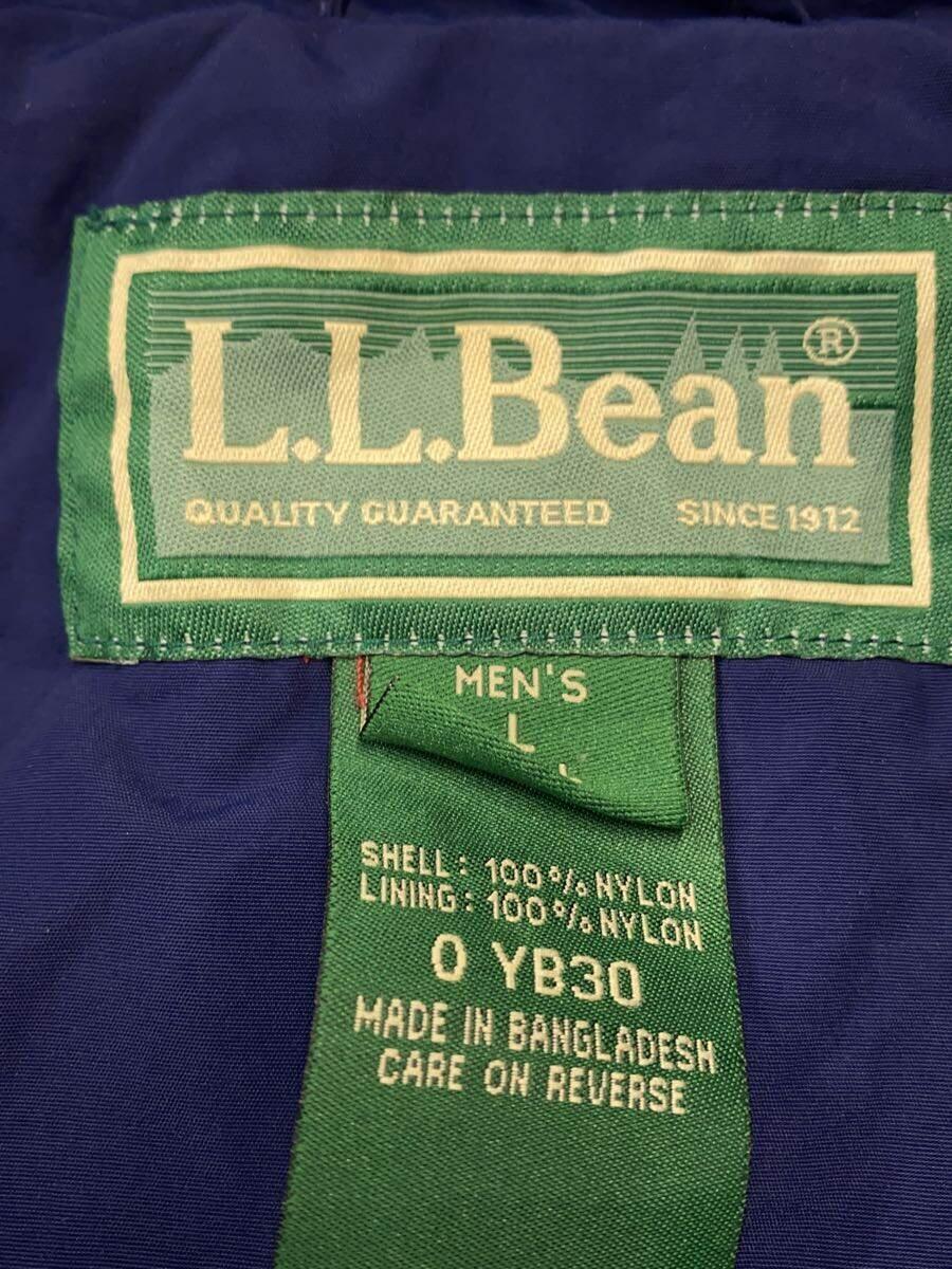 L.L.Bean◆ジャケット/L/ナイロン/NVY_画像3