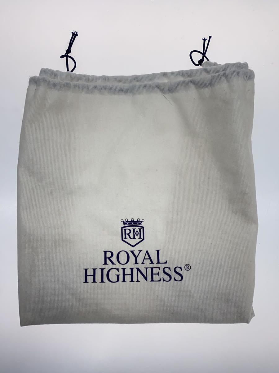 ROYAL HIGHNESS◆ハンドバッグ/レザー/BRW/無地_画像7