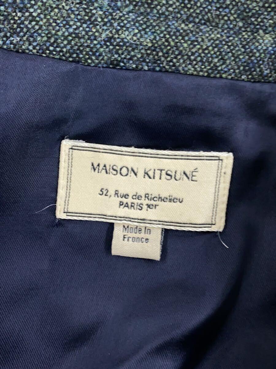 MAISON KITSUNE◆フランス製/SUBALPINO/金ボタンテーラードジャケット/44/ウール/GRN/無地/KMV-0352_画像3