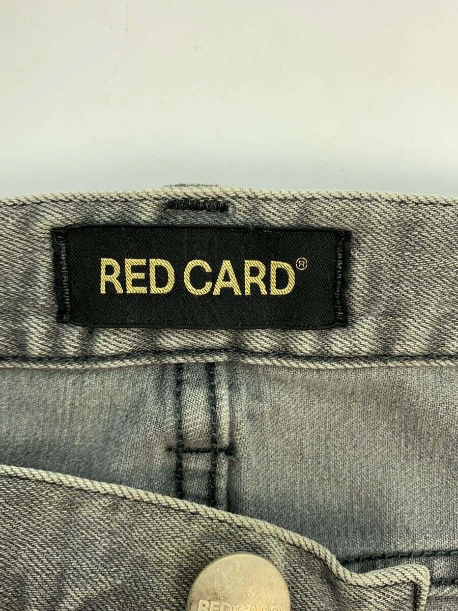 RED CARD◆Slim Tapered Cropd/88866/ボトム/29/コットン/グレー/レッドカード_画像4