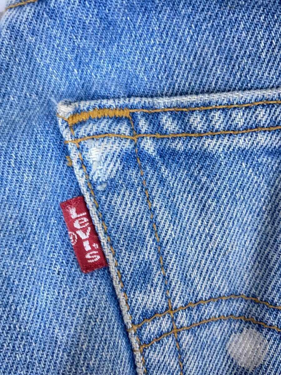 Levi’s◆ボトム/29×36/コットン/IDG/553-1199/90s/USA製/裾上げ、リメイクあり_画像9