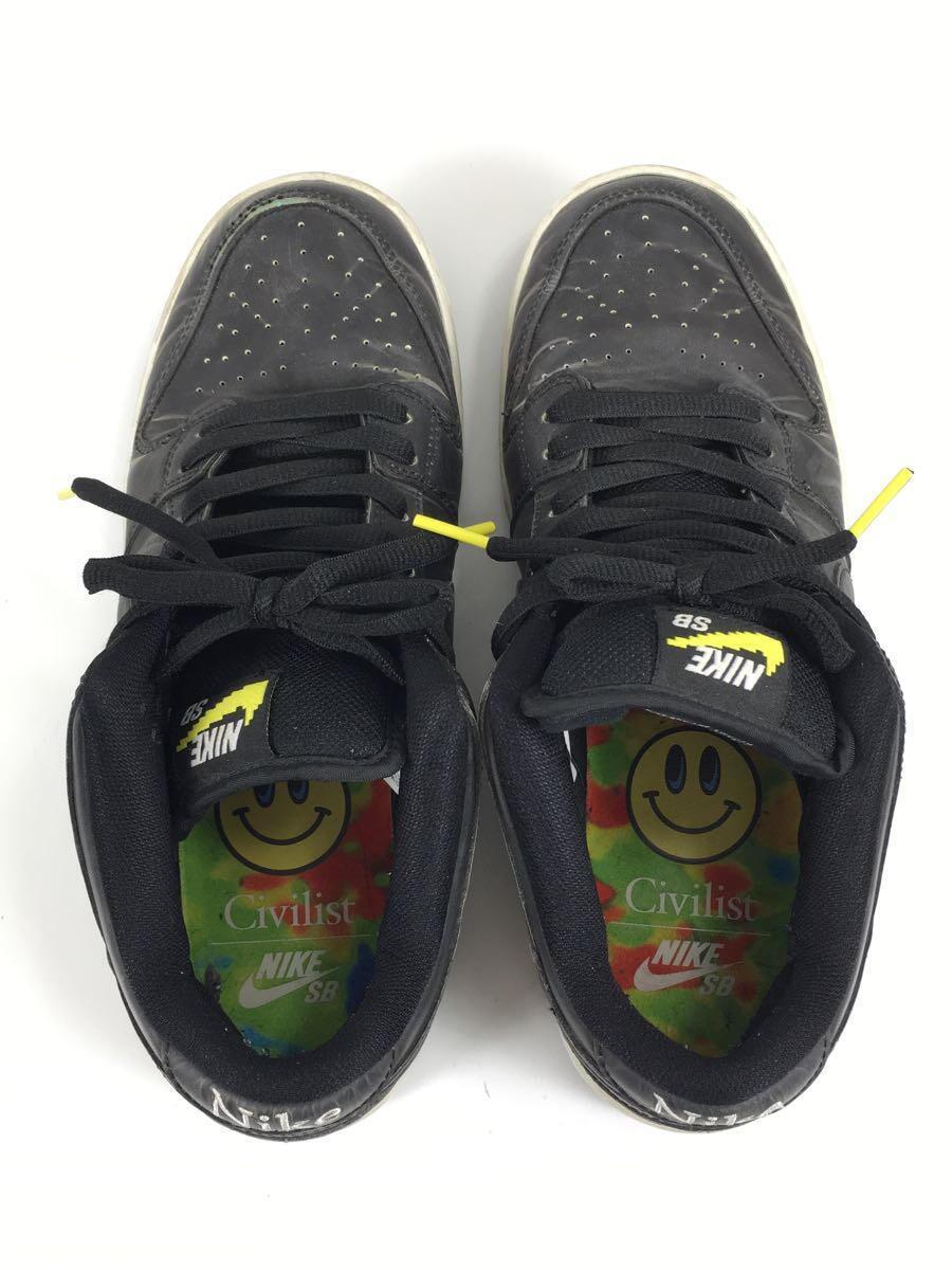 NIKE◆SB DUNK LOW PRO QS_SB ダンク ロー プロ QS/26.5cm/BLK_画像3