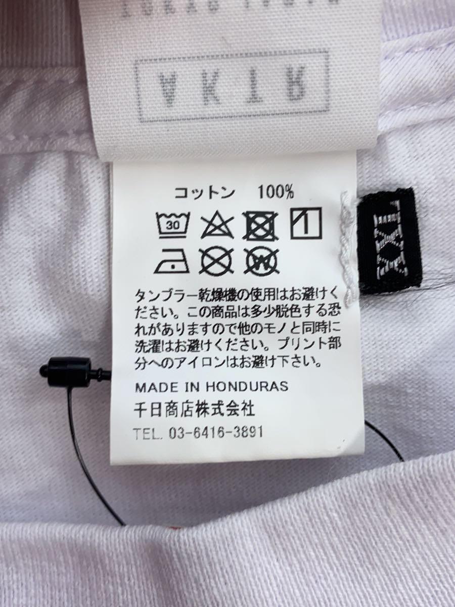 AKTR◆Tシャツ/XXL/コットン/WHT/プリント/半袖/ホワイト/トップス/_画像4