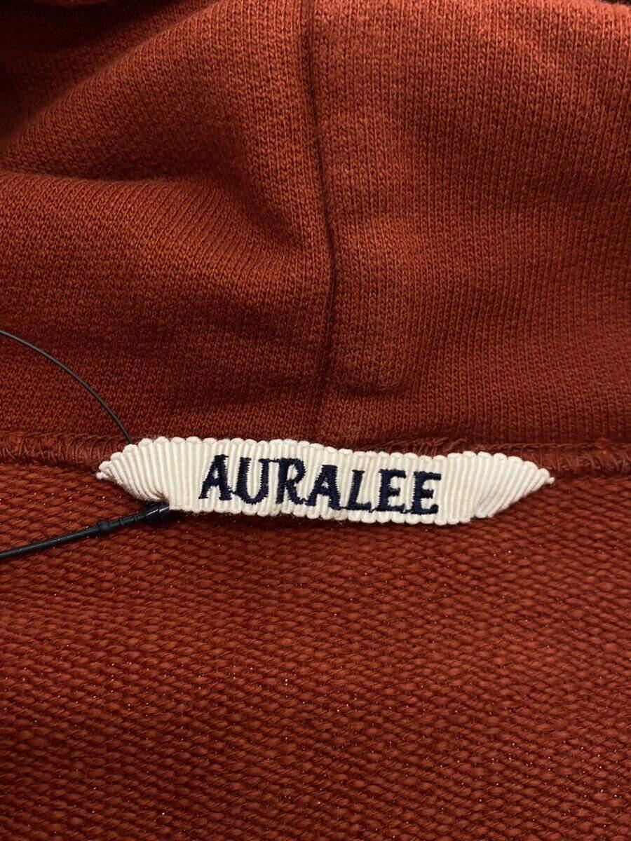 AURALEE◆SUPER SOFT SWEAT P/O PARKA/3/コットン/ORN/A8SP01GU_画像3