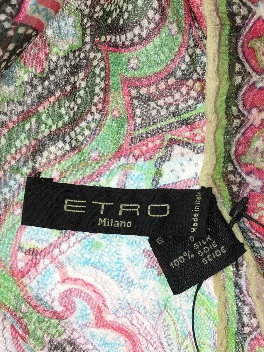 ETRO◆スカーフ/シルク/レディース_画像2