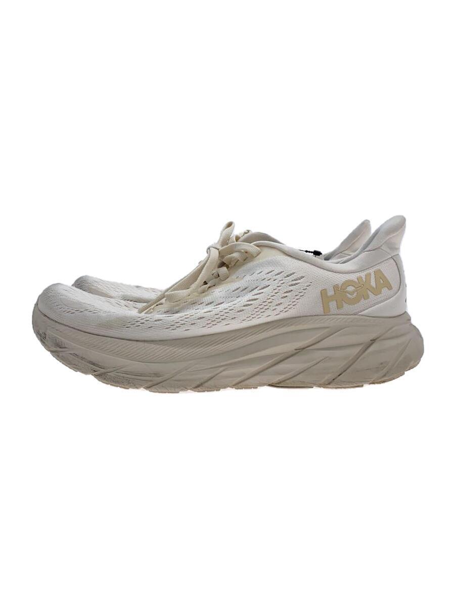 HOKA ONE ONE◆ローカットスニーカー/23.5cm/WHT/1119394