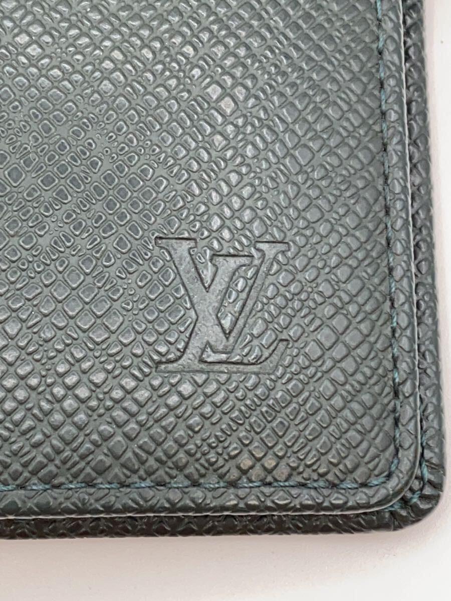 LOUIS VUITTON◆アジェンダGM_タイガ_GRN/-/GRN/メンズ_画像3