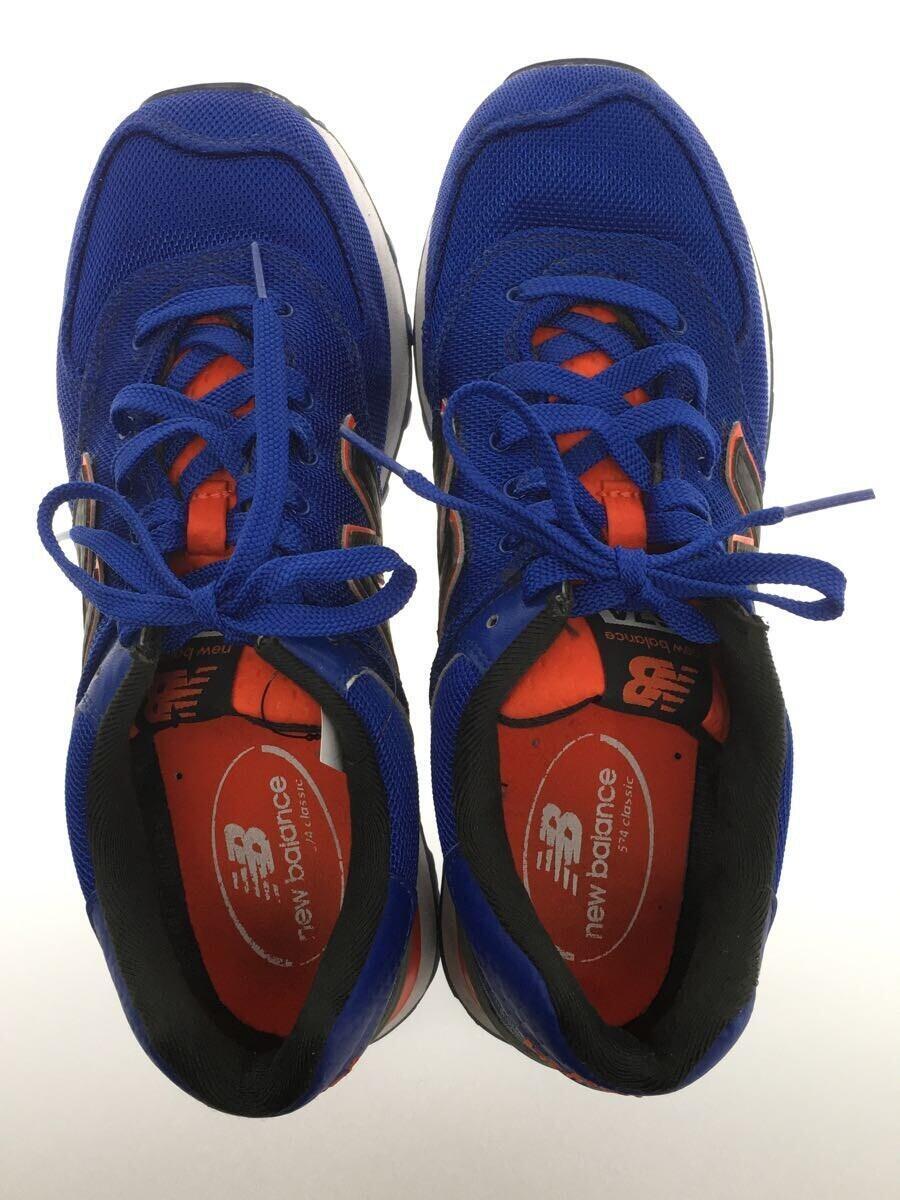 NEW BALANCE◆574/ローカットスニーカー/26cm/ウィズ:D/ブルー/オレンジ/ENCAP/エンキャップ/ML574SIA_画像3