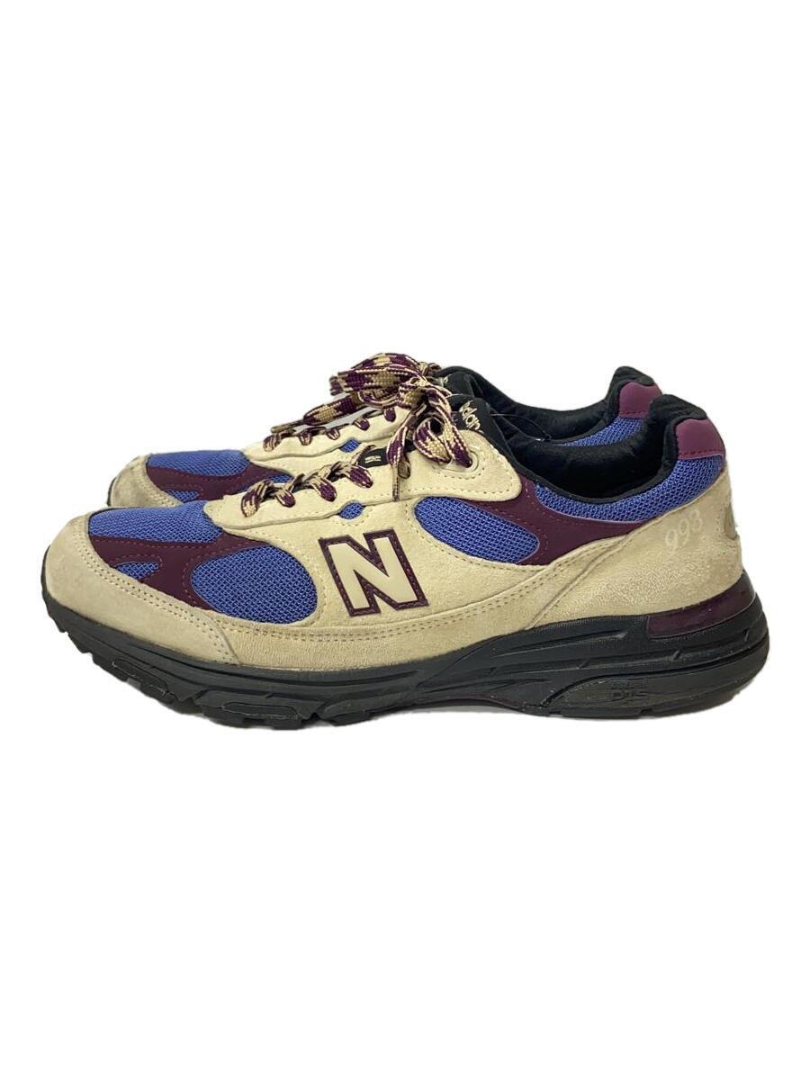 NEW BALANCE◆×AIME LEON DORE/MR993/クリーム/26.5cm/ベージュ/スウェード