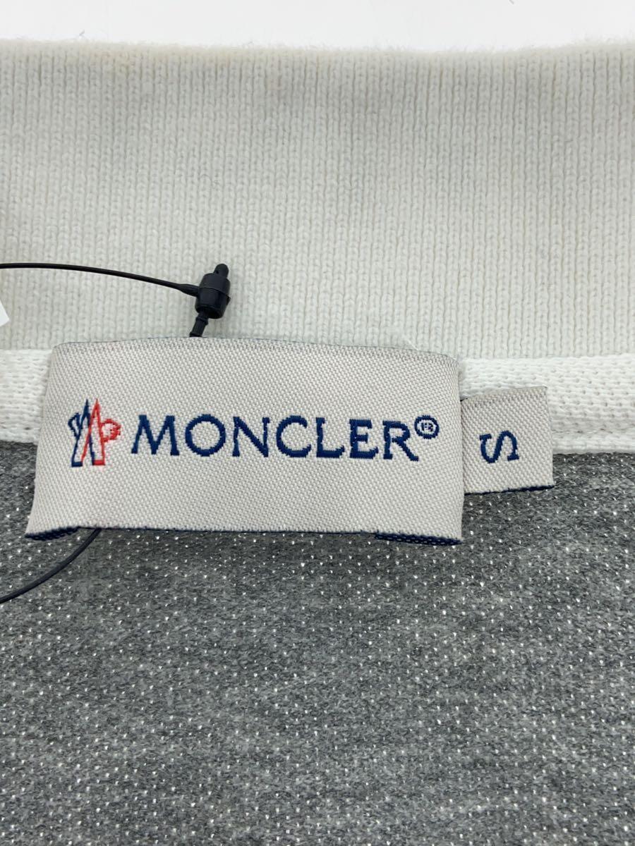 MONCLER◆ポロシャツ/S/コットン/GRY/121-091-83469_画像3