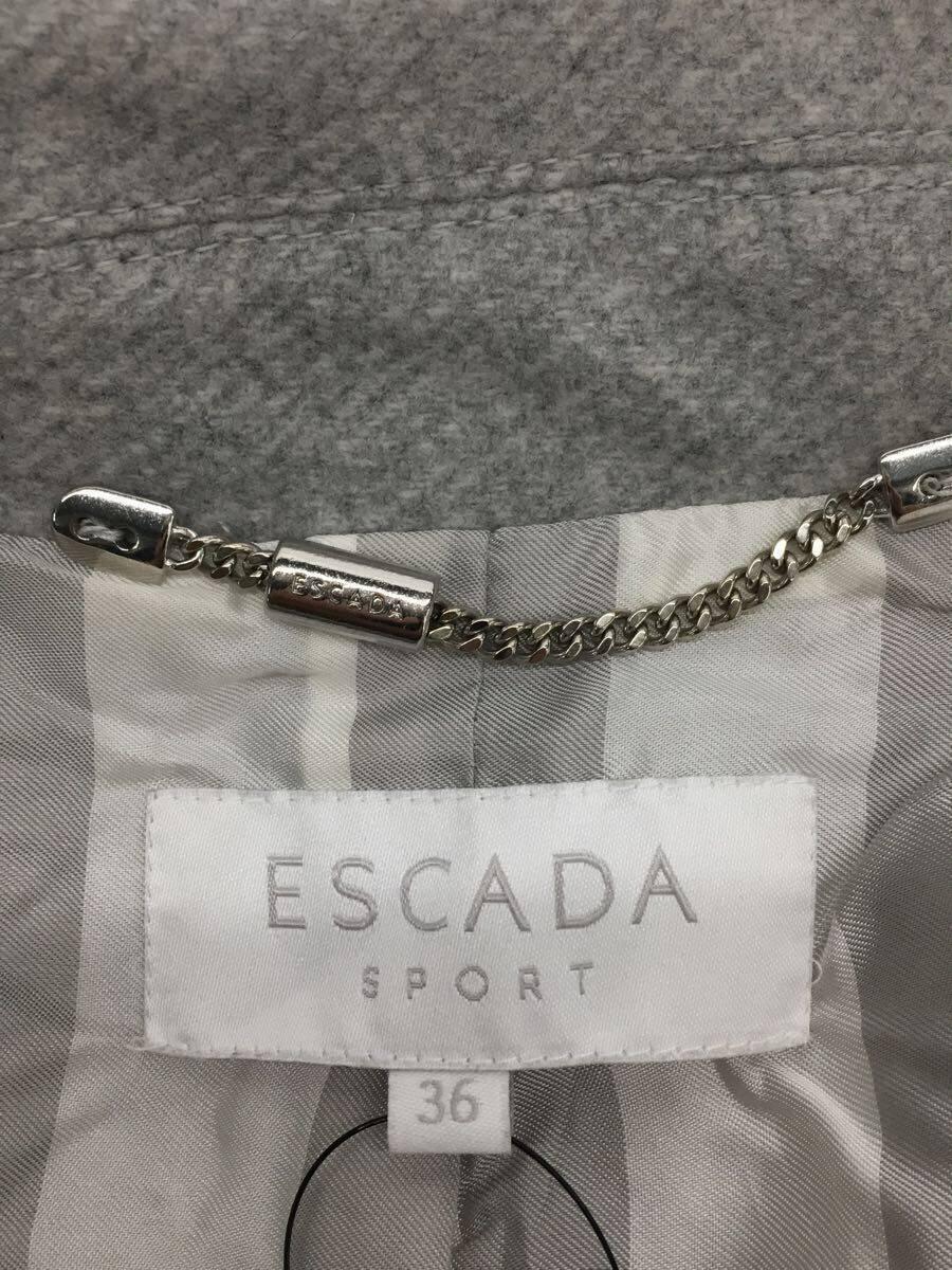 ESCADA/チェスターコート/36/ウール/グレー_画像3