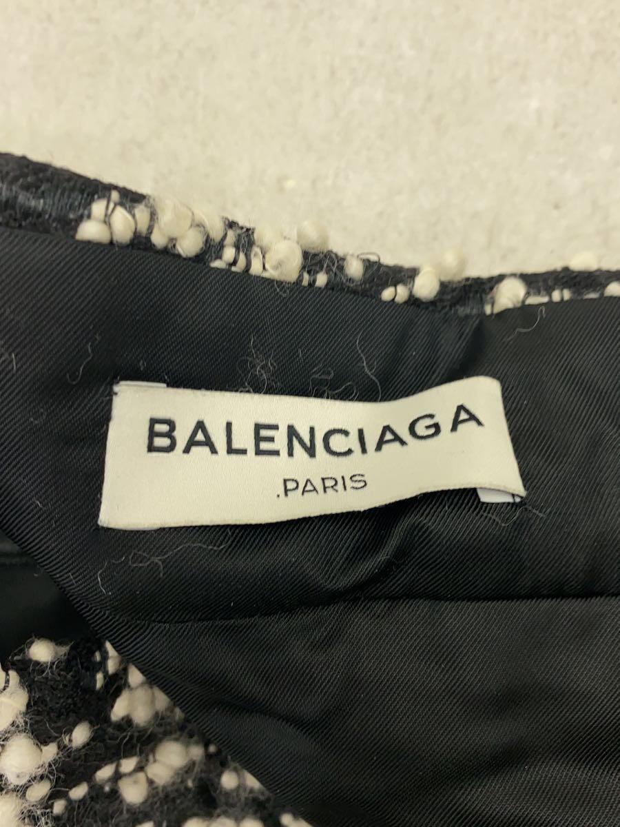 BALENCIAGA◆スカート/36/ウール/403867の画像4