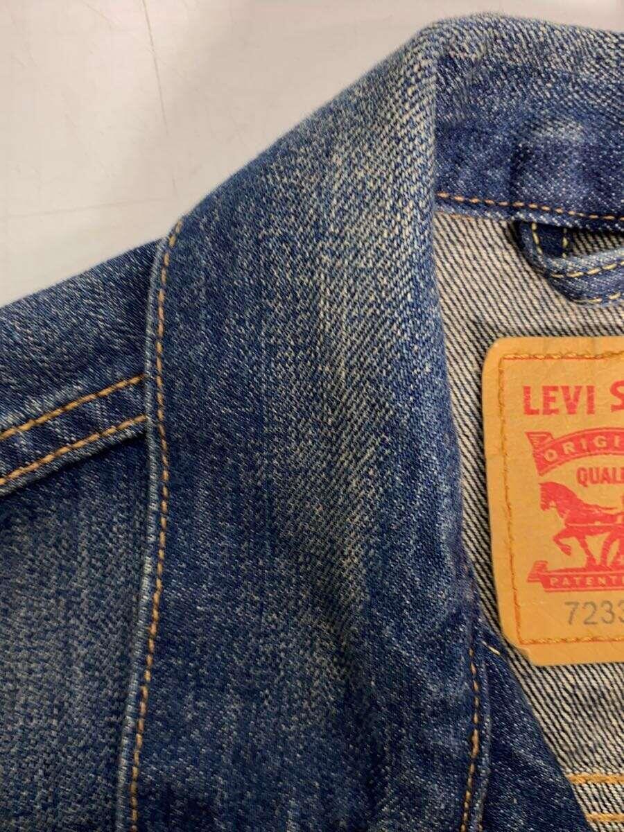 Levi’s◆トラッカージャケット/デニムジャケット/Gジャン/S/コットン/インディゴ/72334-0141_画像6