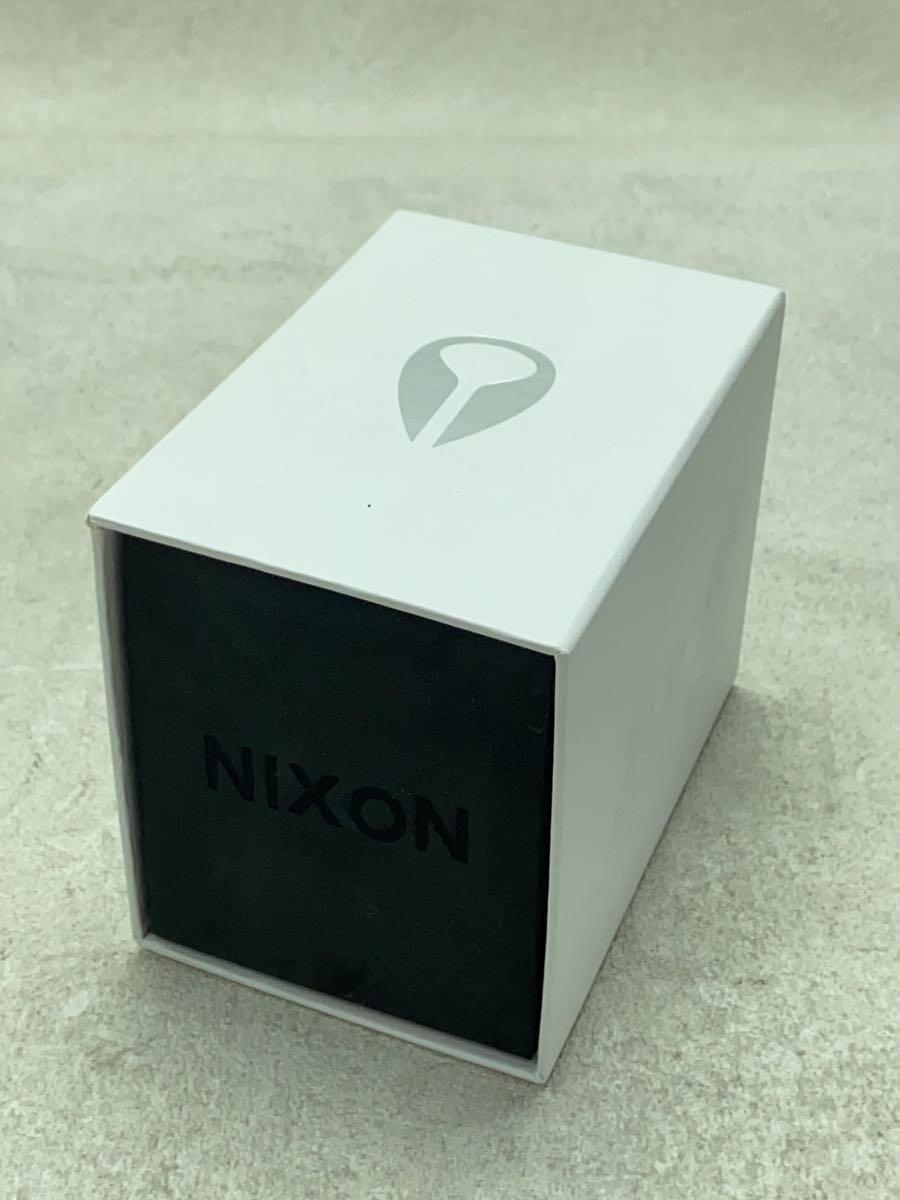 NIXON◆クォーツ腕時計/アナログ/ステンレス/GRY/GRY/SS/A045000-00/電池切れ_画像6