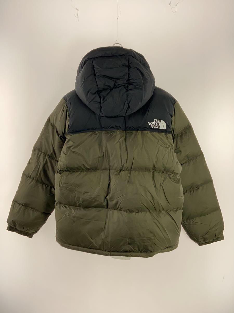 THE NORTH FACE◆NUPTSE HOODIE_ヌプシフーディー/XL/ナイロン/KHK/無地/ND92331_画像2