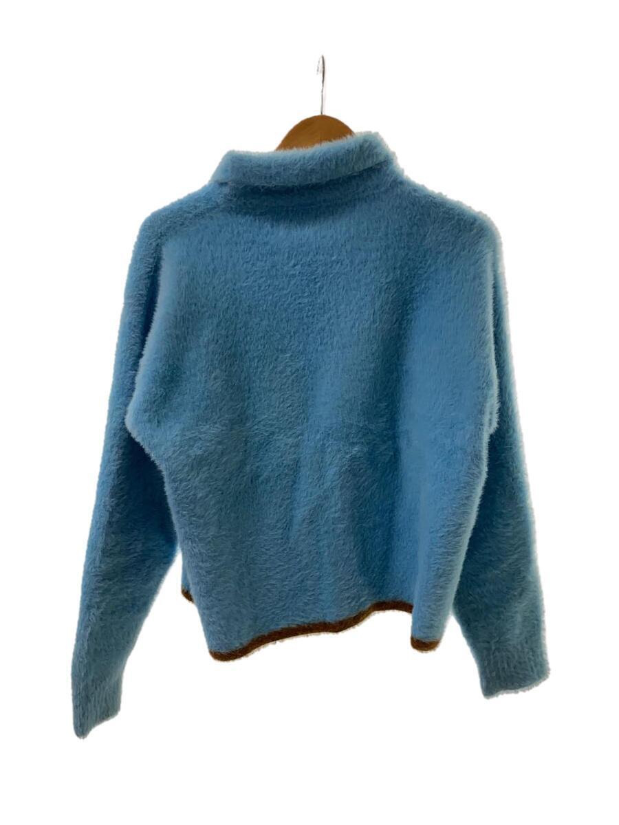 JACQUEMUS◆Le Polo Neve Polo Sweater/スウェット/XS/ポリエステル/BLU_画像2