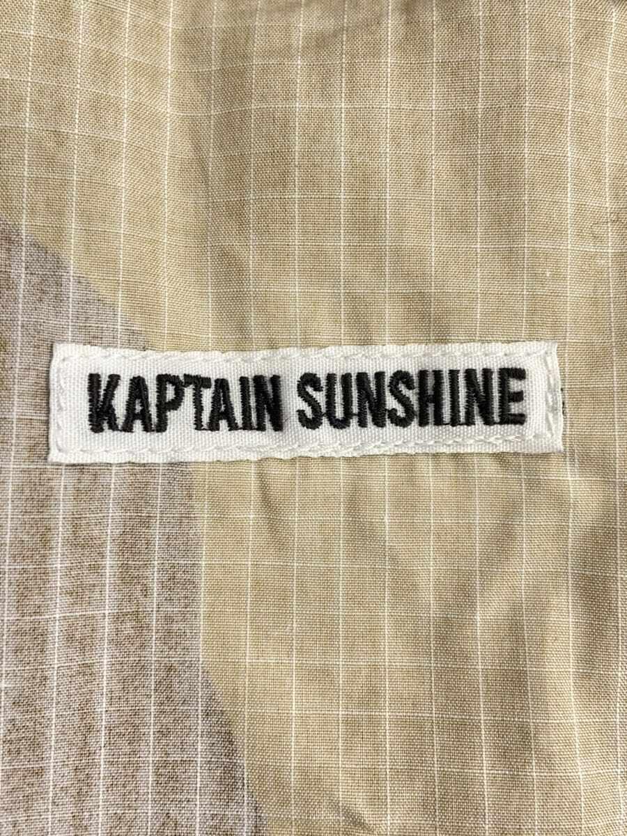 KAPTAIN SUNSHINE◆ミリタリージャケット/40/コットン/BEG/カモフラ/KS23SJK12_画像3