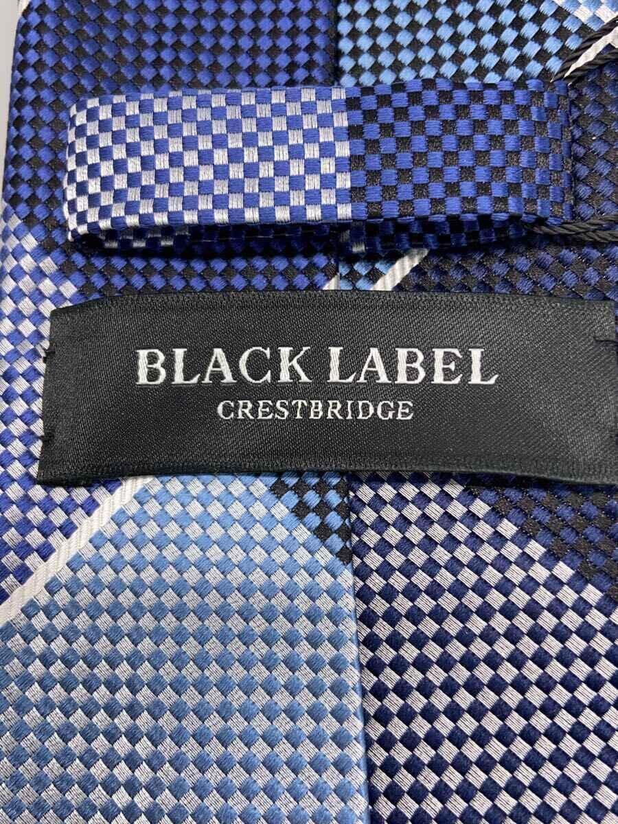 BLACK LABEL CRESTBRIDGE◆ネクタイ/シルク/BLU/メンズ_画像3