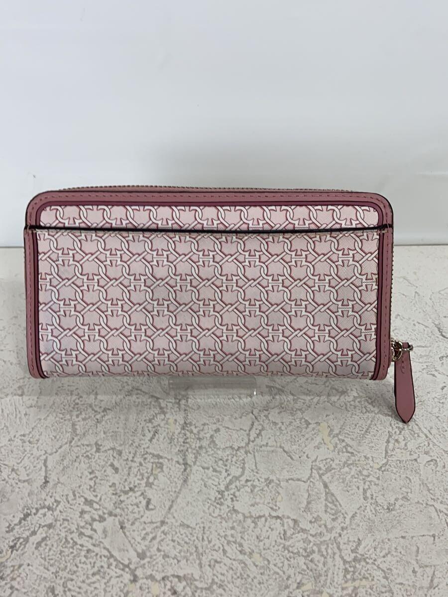 kate spade new york◆長財布/レザー/PNK/総柄/レディース/WLRU6295_画像2