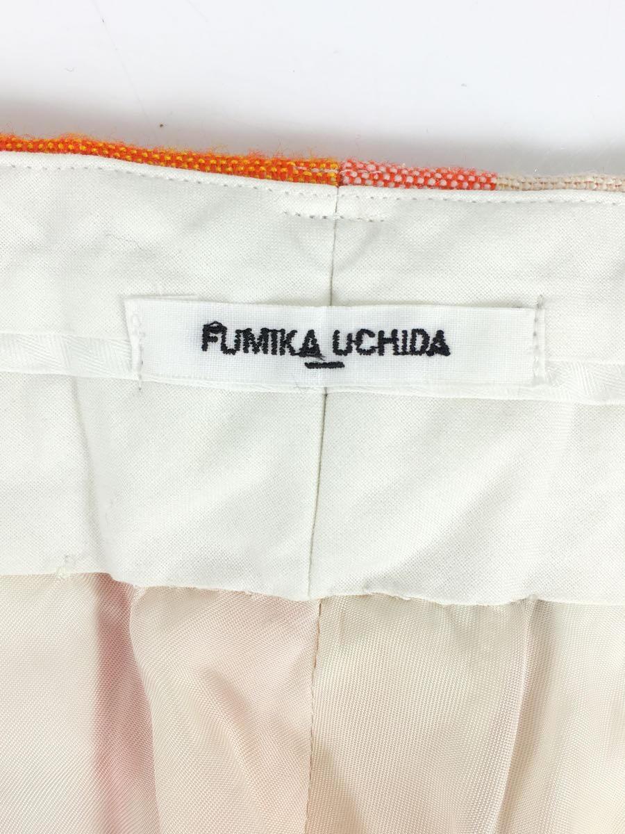 FUMIKA UCHIDA◆Remade Curtain Slacks/ボトム/36/ORN/総柄/FU-K-PT016SP_画像4