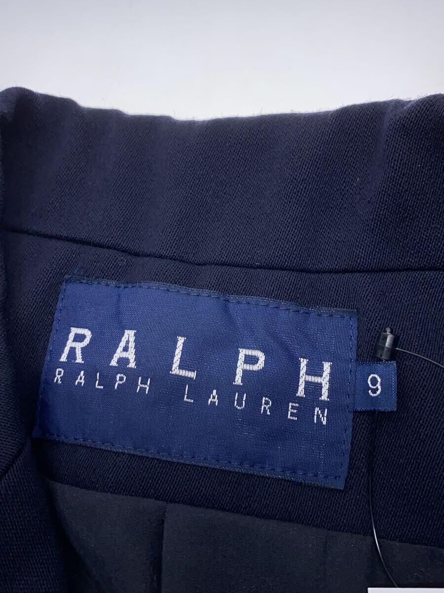 RALPH LAUREN◆テーラードジャケット/-/ウール/NVY/無地_画像3