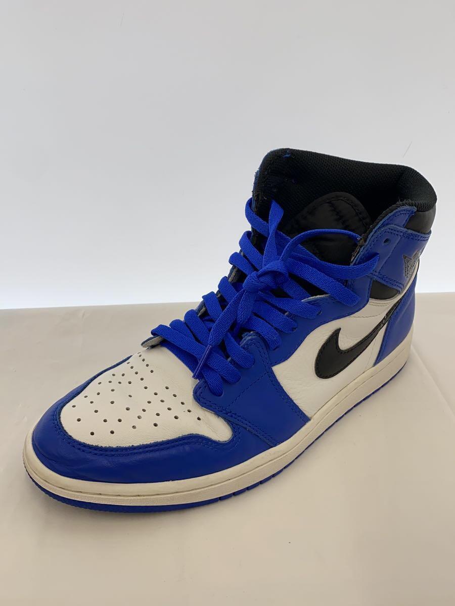 NIKE◆ハイカットスニーカー/28cm/BLU/555088-403