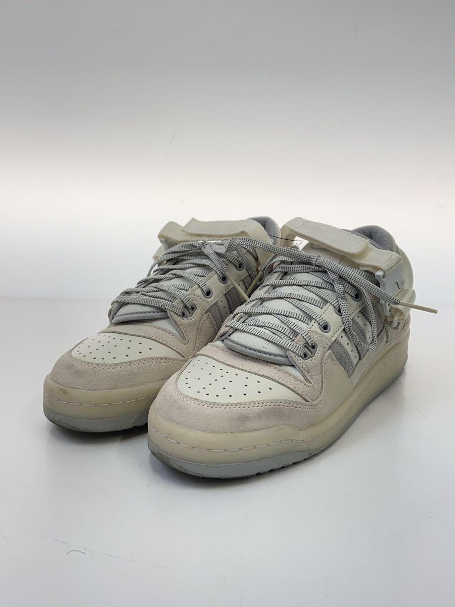 adidas◆BAD BUNNY X FORUM LOW_バッド・バニー X フォーラム ロー/26.5cm/白/スウェード_画像2