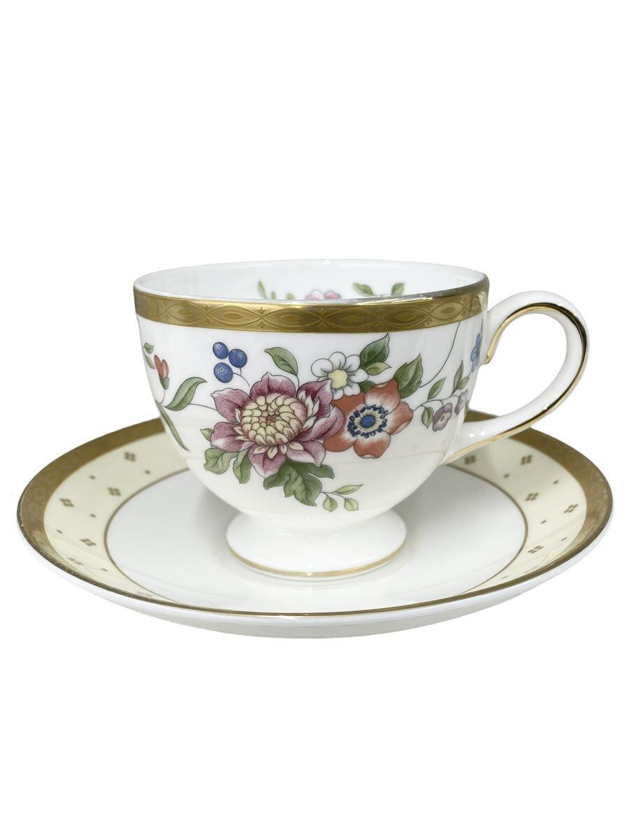 WEDGWOOD◆BoneChina ボーンチャイナ GRACE グレース ペアカップ&ソーサー_画像2