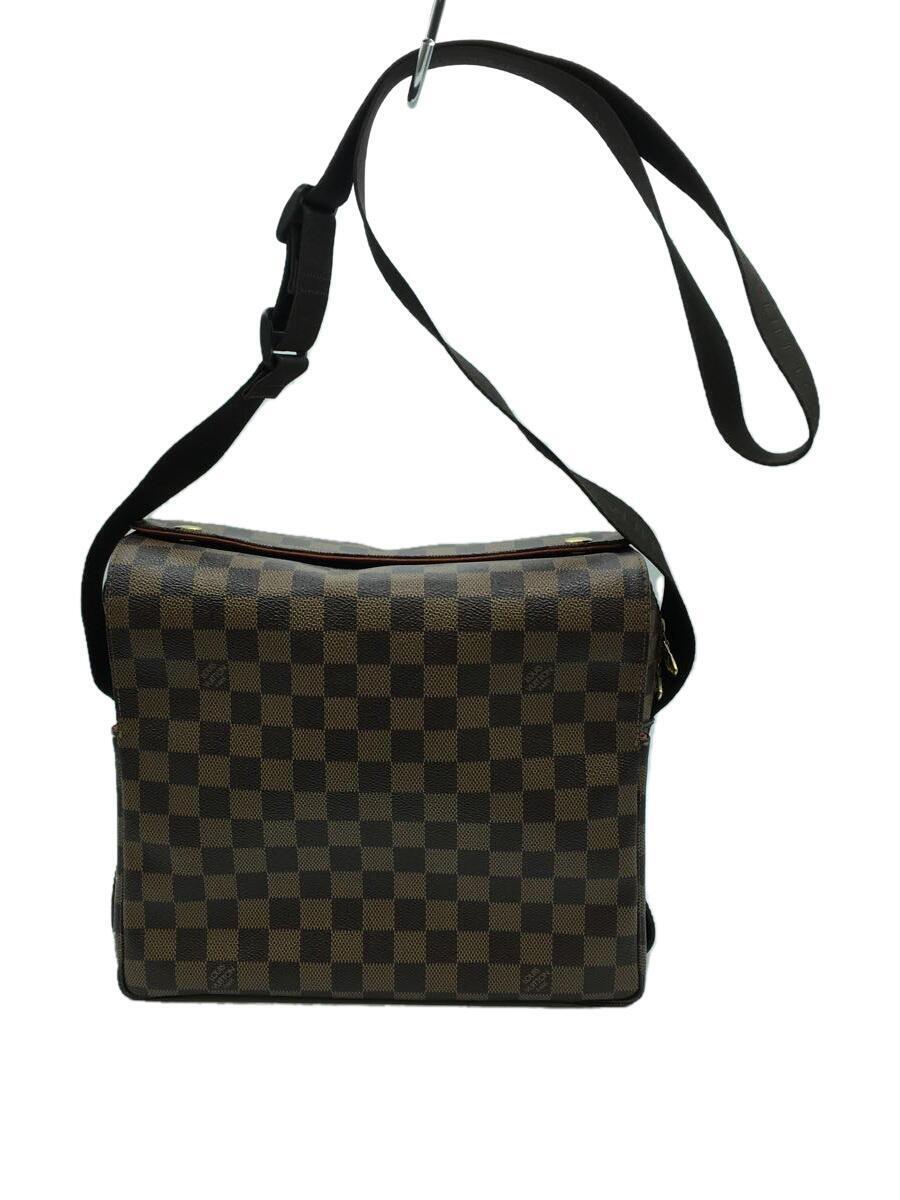 LOUIS VUITTON◆ナヴィグリオ_ダミエ・エベヌ_BRW/PVC/BRW/N45255/SR0075_画像1