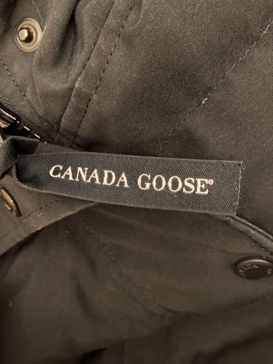 CANADA GOOSE◆ロングダウンジャケット/S/ナイロン/BLK/3802LA_画像3