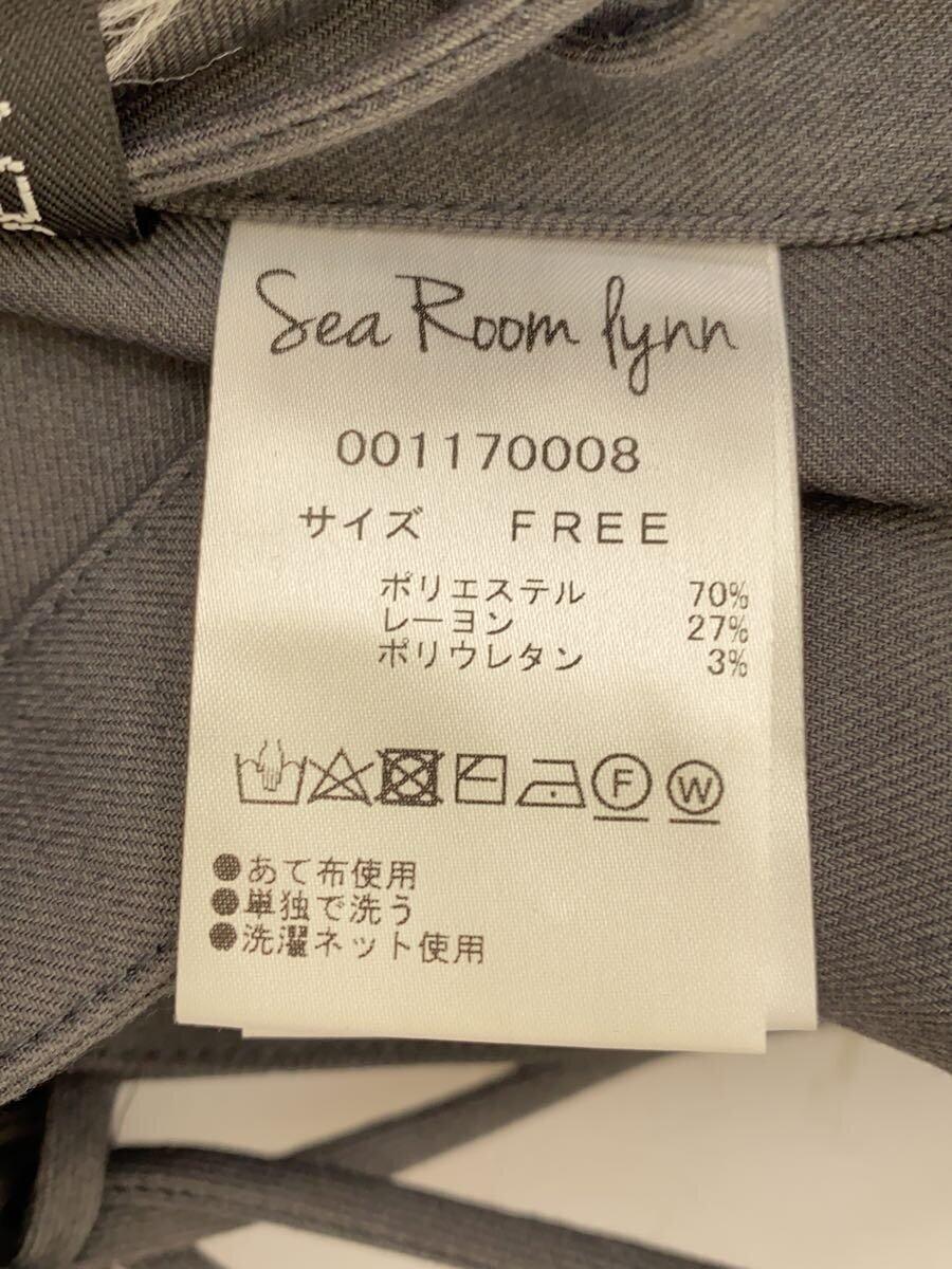 Sea Room lynn◆トップス/FREE/ポリエステル/GRY/無地/001170008_画像4