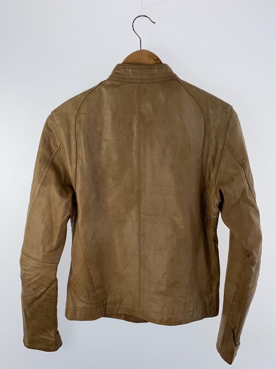 BEAUTY&YOUTH UNITED ARROWS* single rider's jacket /S/ sheep leather / Brown / plain /1225-699-5665/