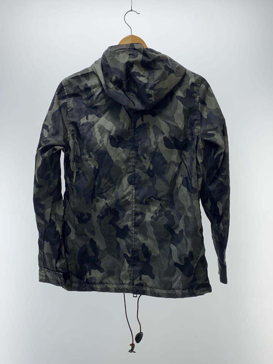 AKM◆LIMONTA-CAMO mountain parka/ジップパーカー/グレー/カモフラ_画像2