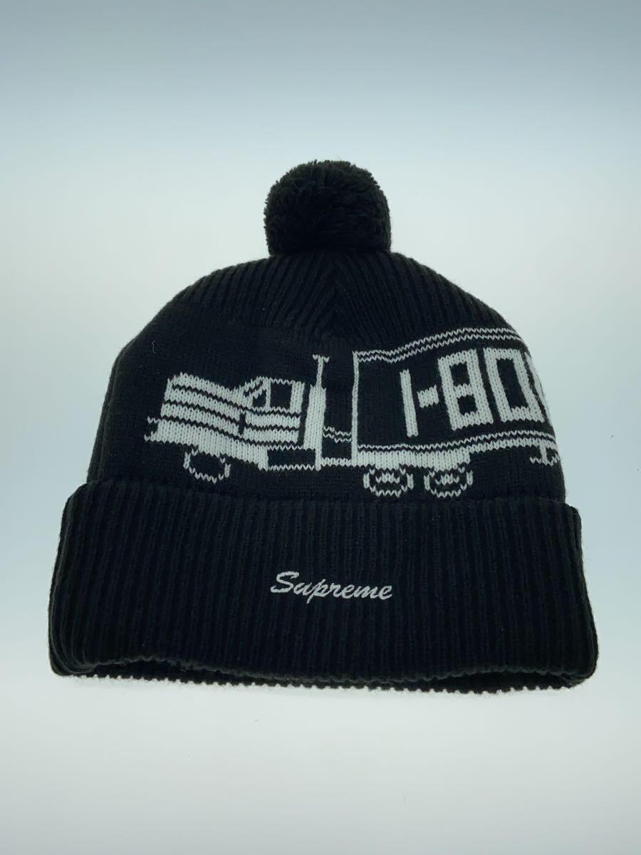 Supreme◆23AW/18-wheeler beanie/アクリル/BLK/メンズ