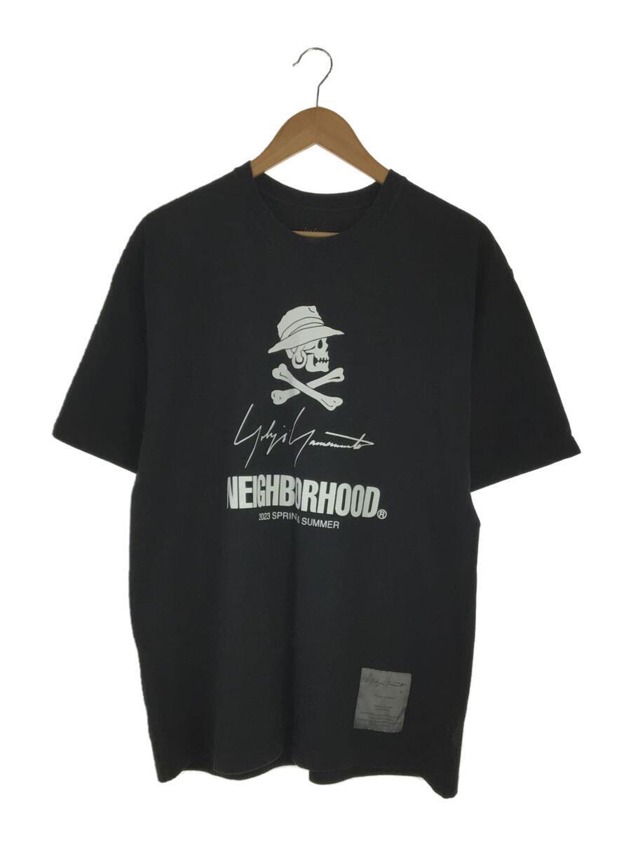 NEIGHBORHOOD◆Tシャツ/L/コットン/ブラック