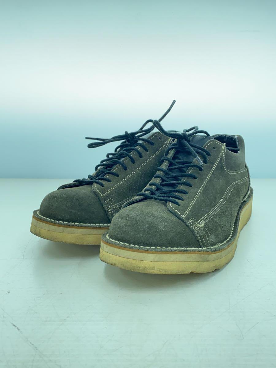 Danner◆ローカットスニーカー/US7/BLK/レザー/D4002_画像2