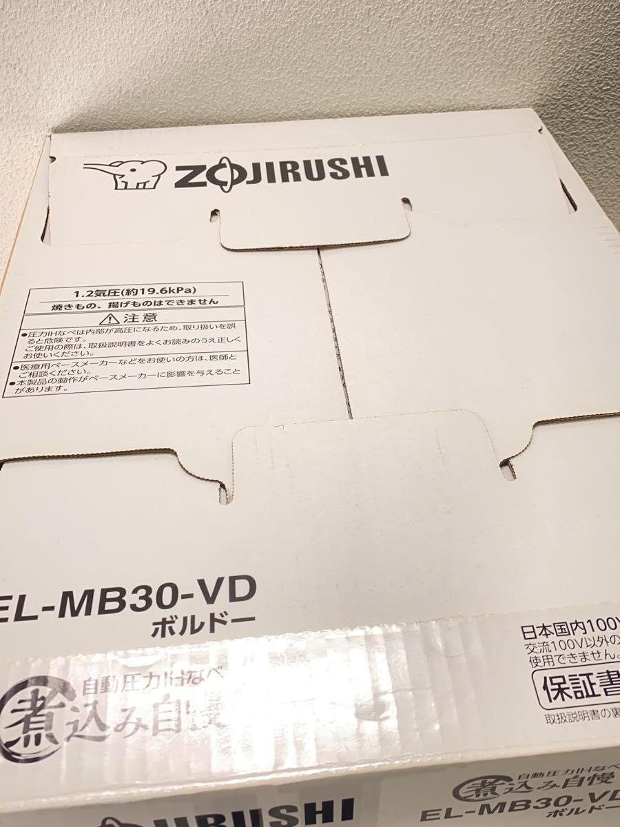 ZOJIRUSHI◆未使用品/象印/自動圧力jIHなべ 煮込み自慢 EL-MB30-VD/ボルドー_画像4