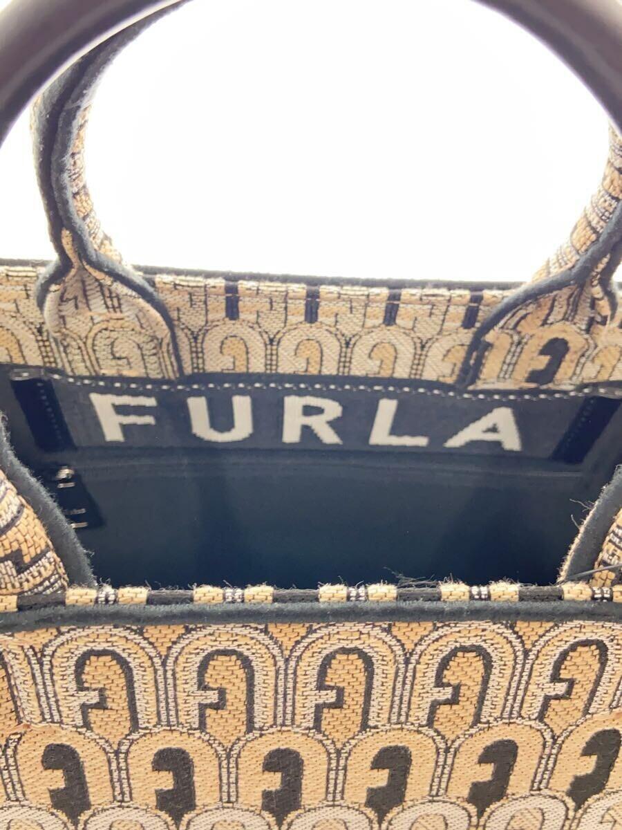 FURLA◆OPPORTUNITY S TOTE/トートバッグ/ショルダーバッグ/キャンバス/BEG/総柄_画像5