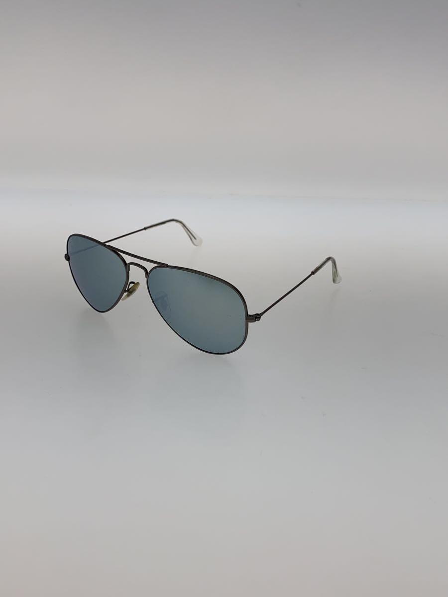 Ray-Ban◆サングラス/ティアドロップ/メタル/SLV/GRY/メンズ/RB3025_画像2