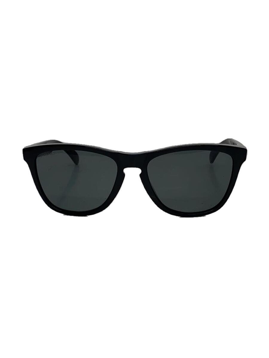 OAKLEY◆サングラス/ウェリントン/プラスチック/BLK/GRY/メンズ/OO9245-7554_画像1