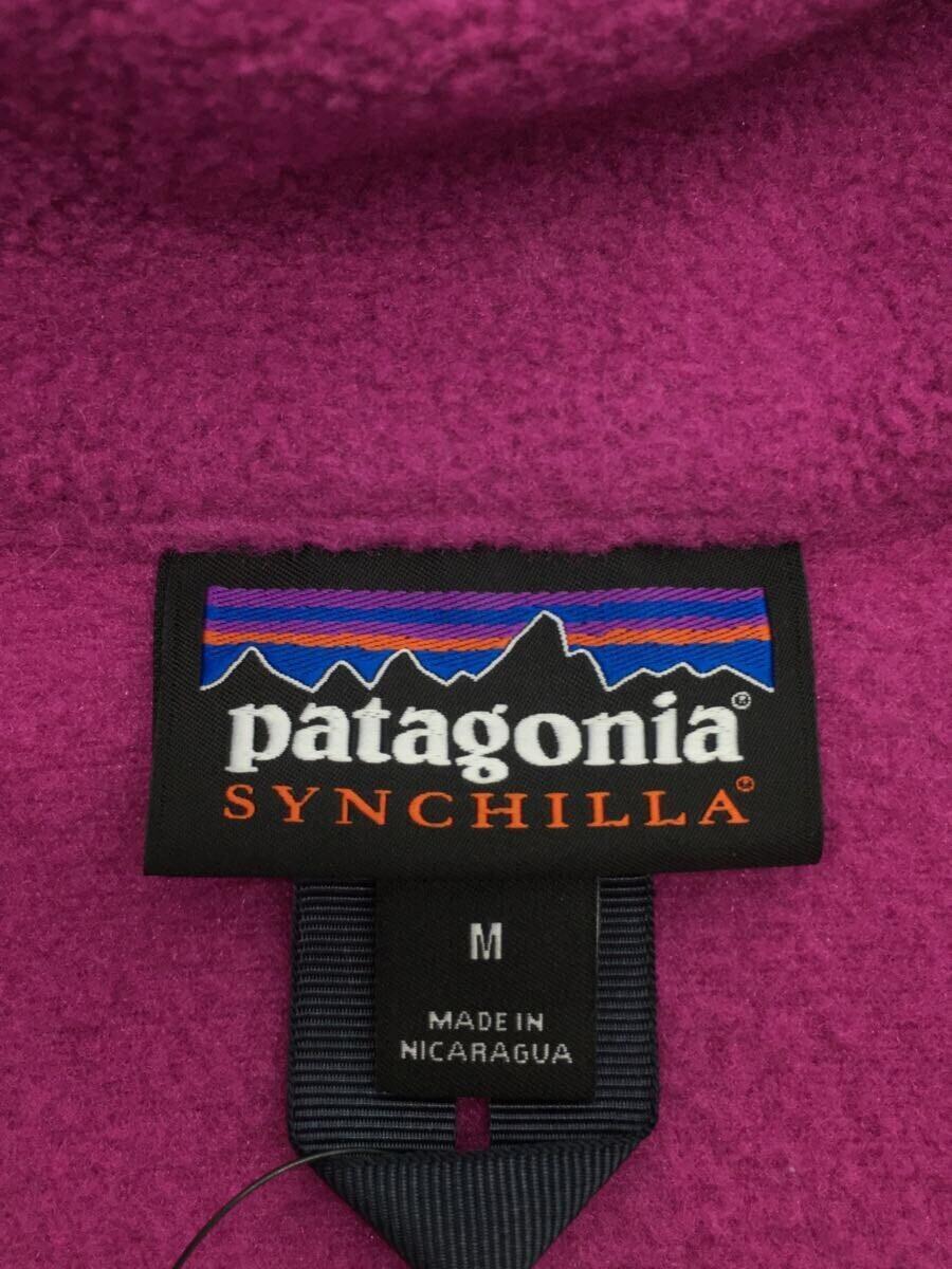 patagonia◆フリースベスト/M/ポリエステル/PNK/22950FA22_画像3