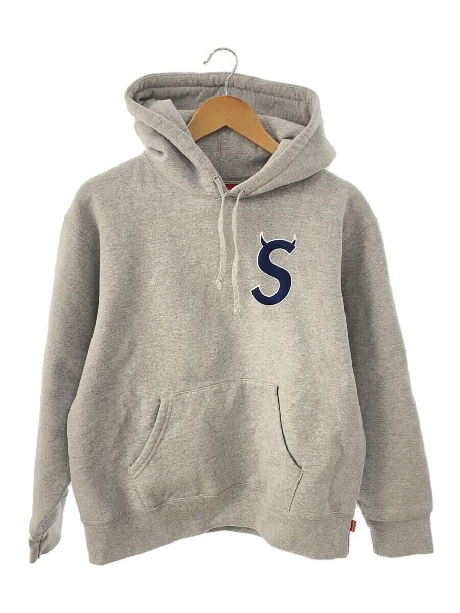 Supreme◆22FW/S Logo Hooded Sweatshirt/パーカー/S/コットン/GRY_画像1