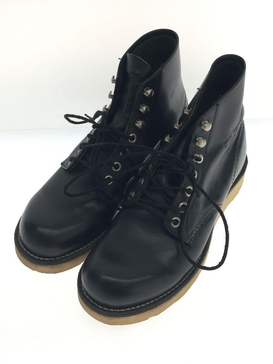 RED WING◆レースアップブーツ/US5/BLK/8165_画像2