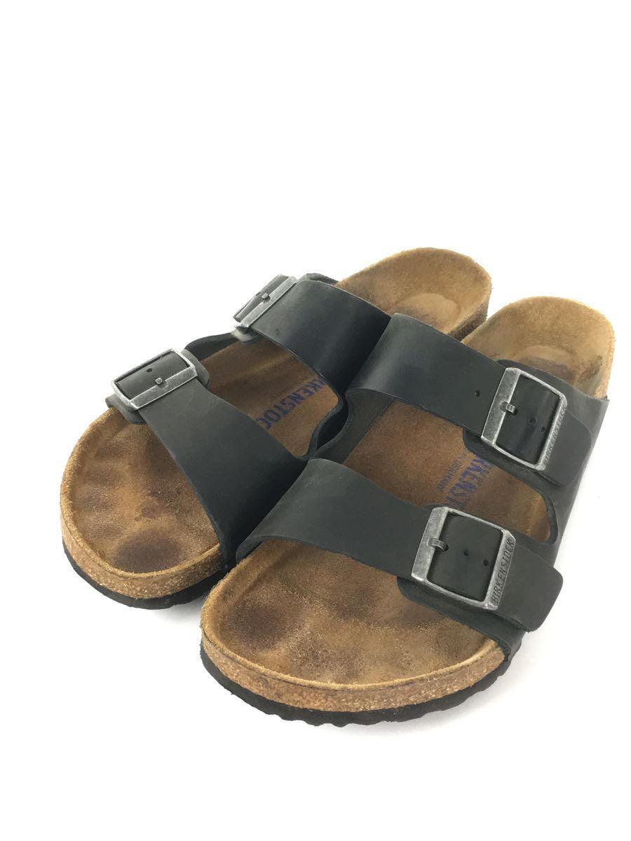 BIRKENSTOCK◆サンダル/26.5cm/BLK/レザー/0752481_画像2